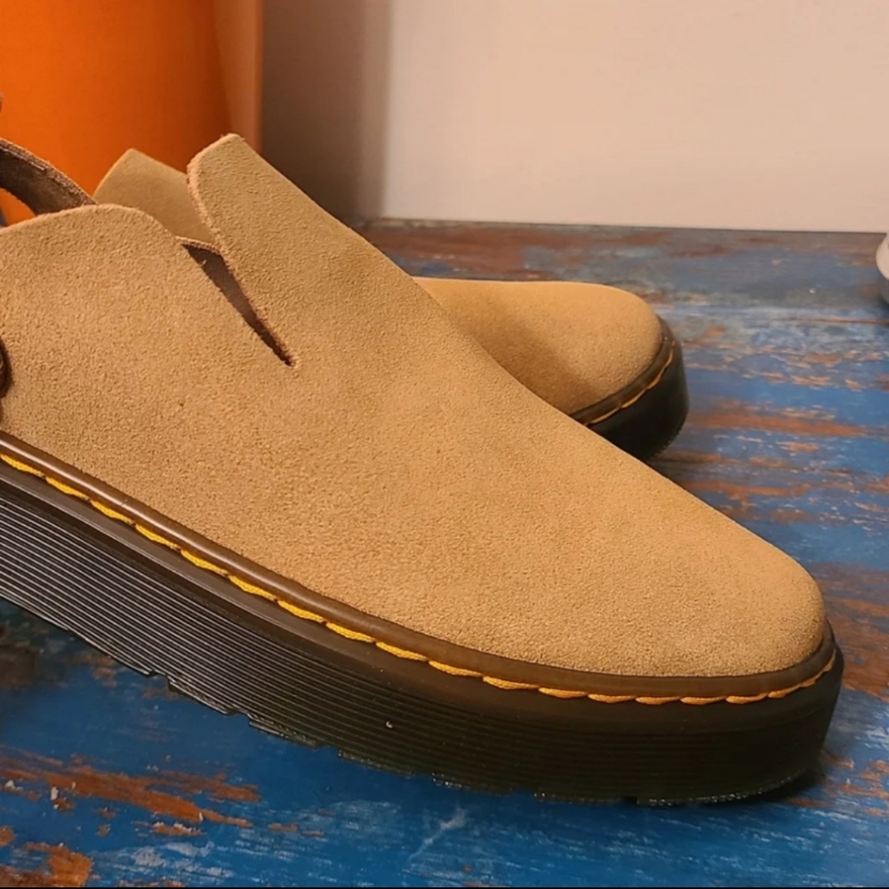 Dr Martens CARLSON suede casual Slingback mules - Picture 3 of 11